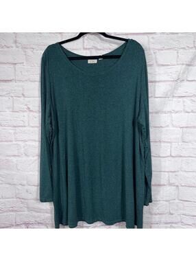 LOGO by Lori Goldstein Women's 3X Long Sleeve Top